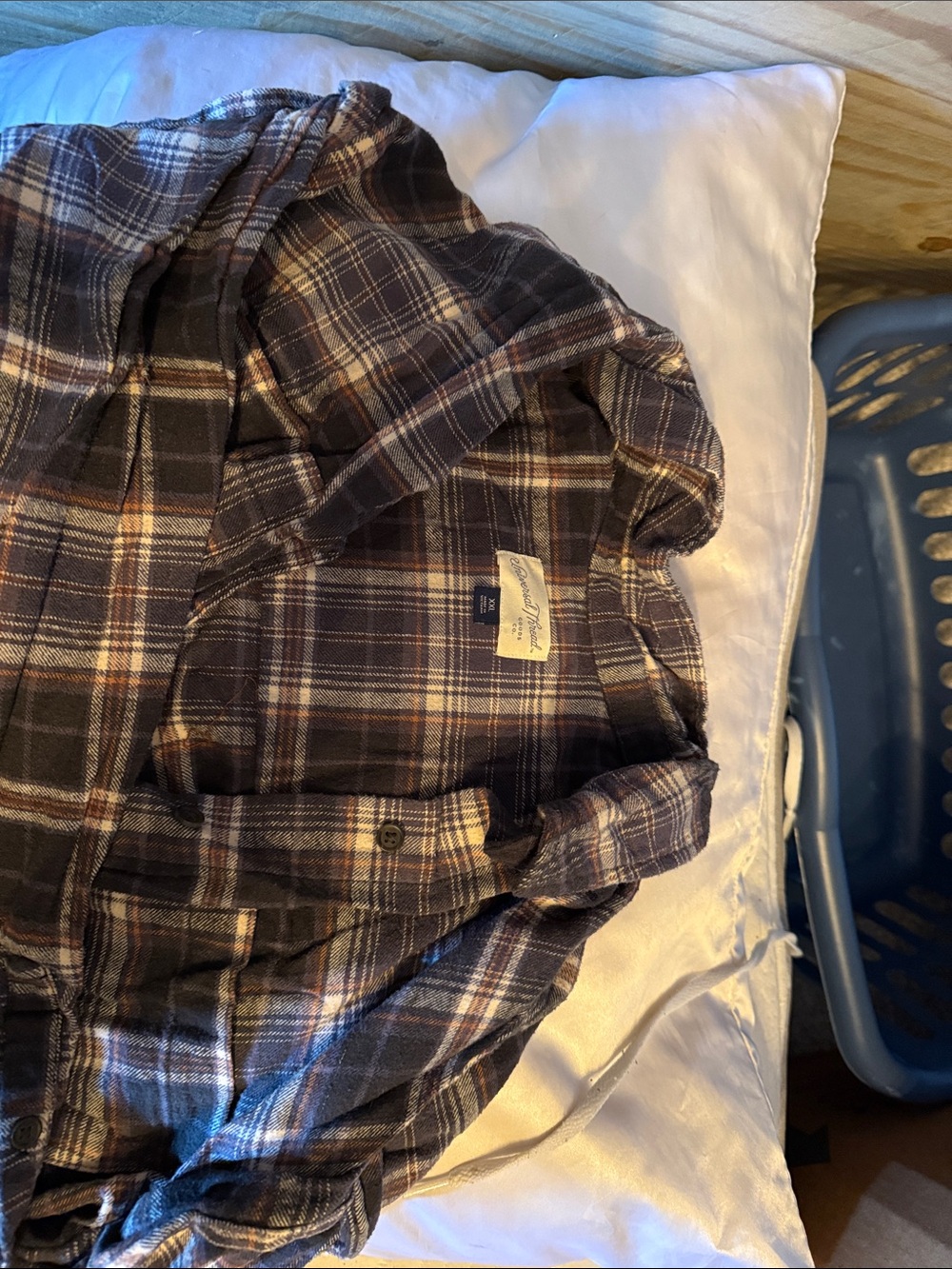 Universal Thread Brown Plaid Button-Down Flannel Jacket